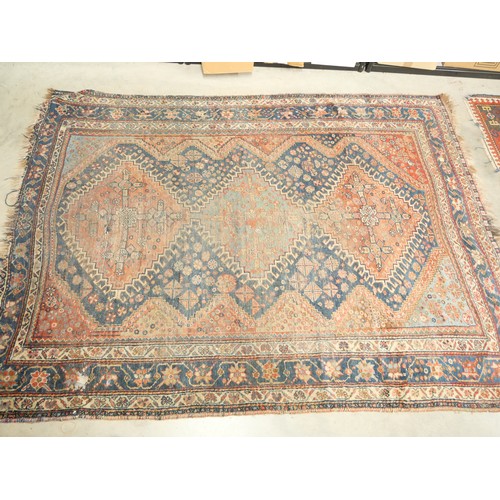 2528 - Antique Eastern Wool Rug - 208 x 163cm.