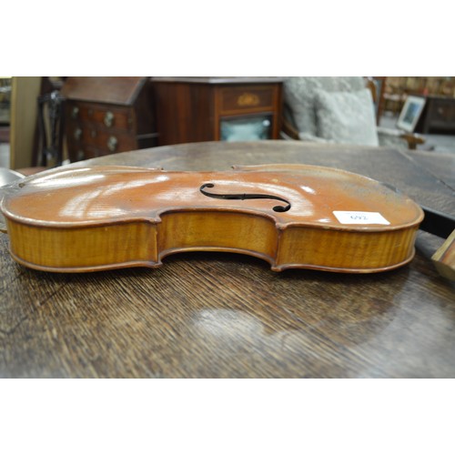 692 - Violin, Case and Bows