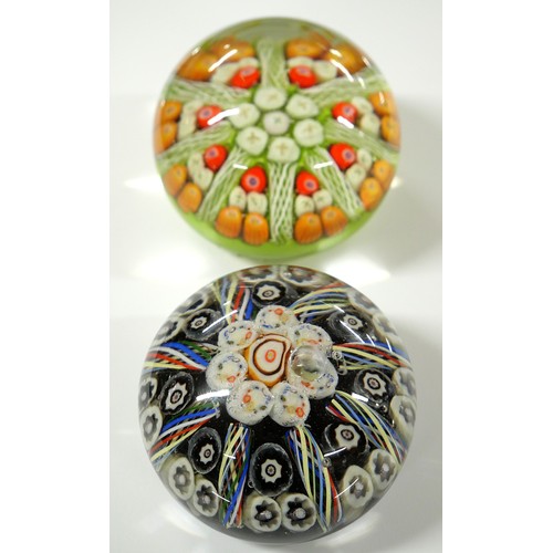 1211 - Four Vintage Strathearn Glass Paperweights.