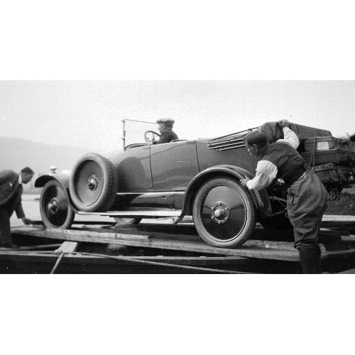 1302 - Card Folders of 1920's Negatives & Photographs - Cars, Fishing Boats, Deer Stalking etc.