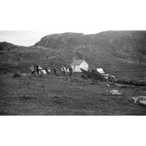 1302 - Card Folders of 1920's Negatives & Photographs - Cars, Fishing Boats, Deer Stalking etc.