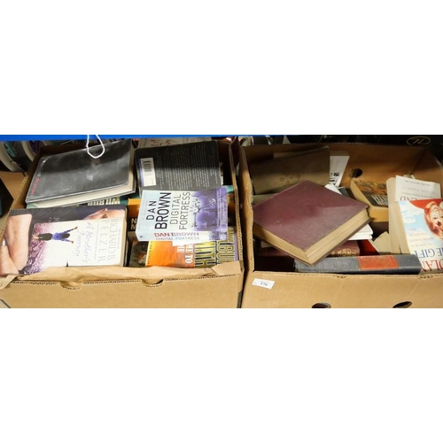 276 - 2 Boxes - Assorted Books