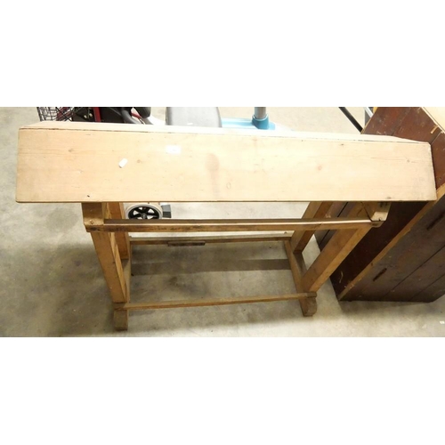 36 - Vintage Pine Saddle Stand