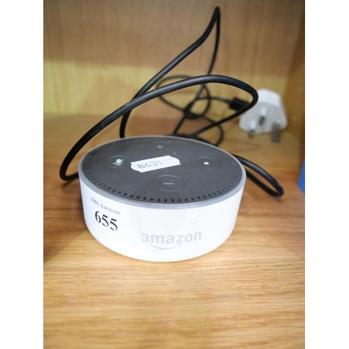 655 - Amazon Alexa Device & Charger