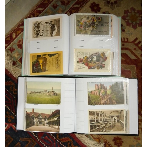 1062 - Two Albums of Vintage Postcards.