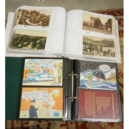 1073 - Two Albums of Vintage Picture Postcards.