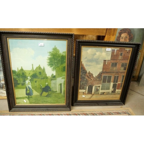 1499 - Two Framed Medici Style Prints, largest 42 x 59cm.