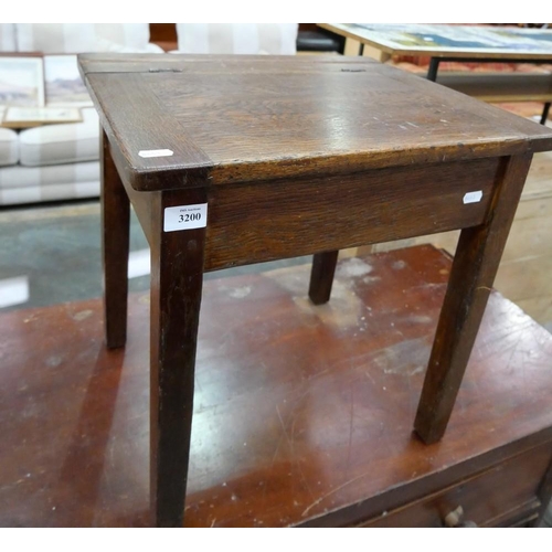 3200 - Vintage Oak Childs School Desk