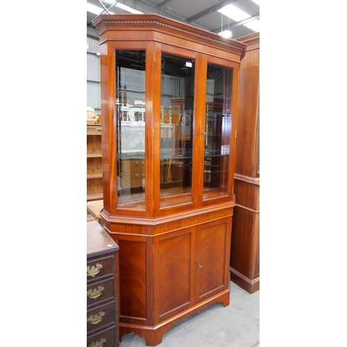 3254 - Wooden Display Cabinet