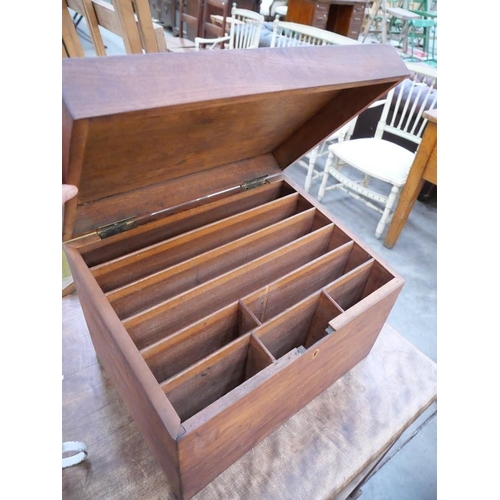 3291 - Mahogany Stationary  Box