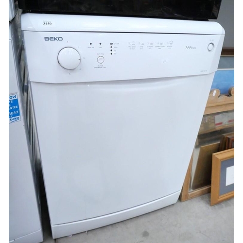 3450 - Beko AAA Class Dishwasher.