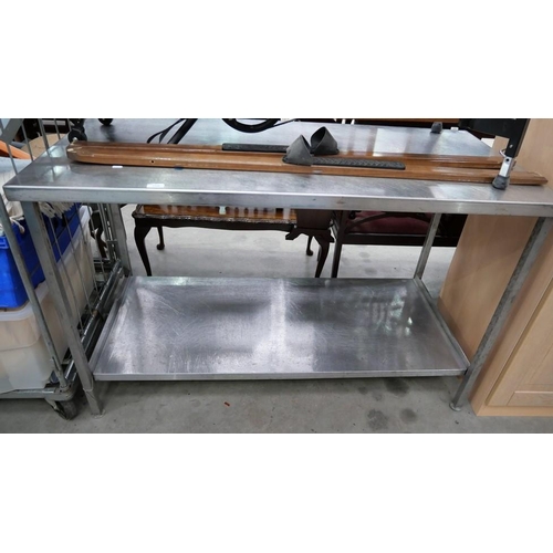 3508 - Stainless Steel Table with Shelf