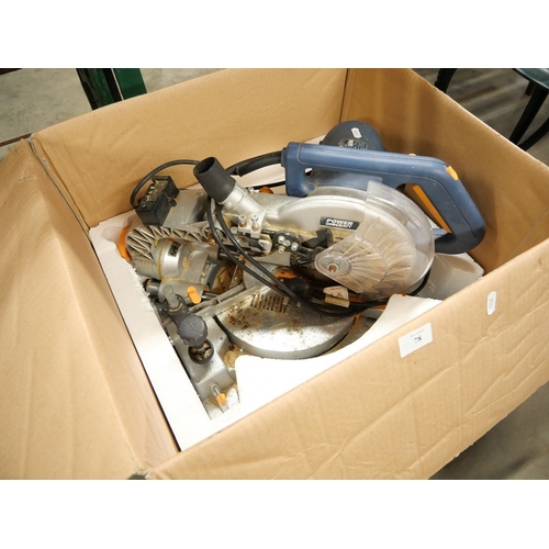 78 - Electric Sliding Mitre Saw With Laser