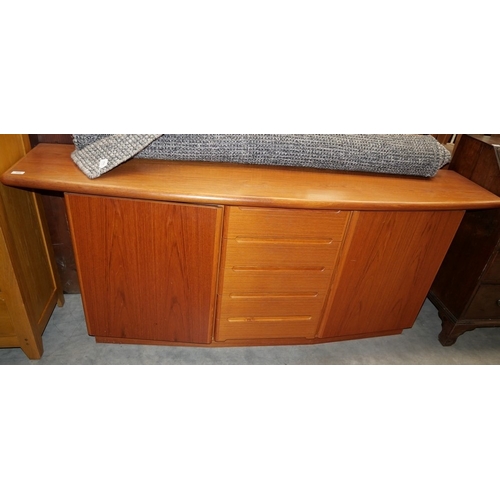 3038 - Skovby Teak Five Drawer Sideboard 200cm x 50cm x 82cm approx