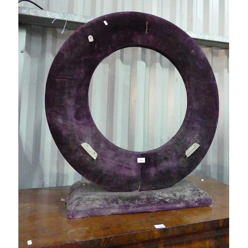 3008 - Fabric Upholstered Circular Frame 93 x 30 x 98cm