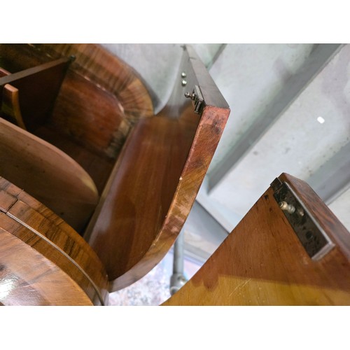 3001 - Art Deco Walnut Cocktail Cabinet