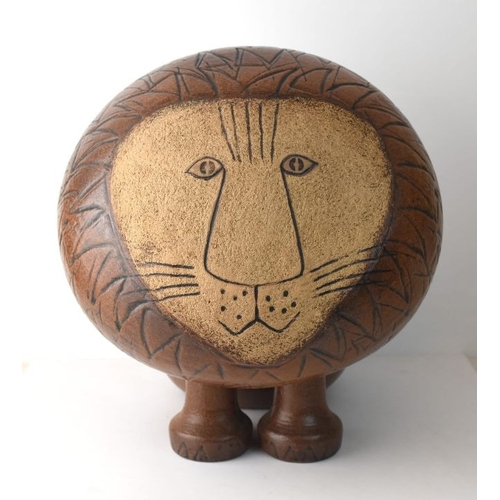 Rare Gigantic Lisa Larson Gustavsberg Studio Pottery Lion (from the Africa Series), approx 38cm tall.