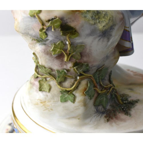 1410 - Fine Meissen Porcelain Figurine, approx 45cm tall.