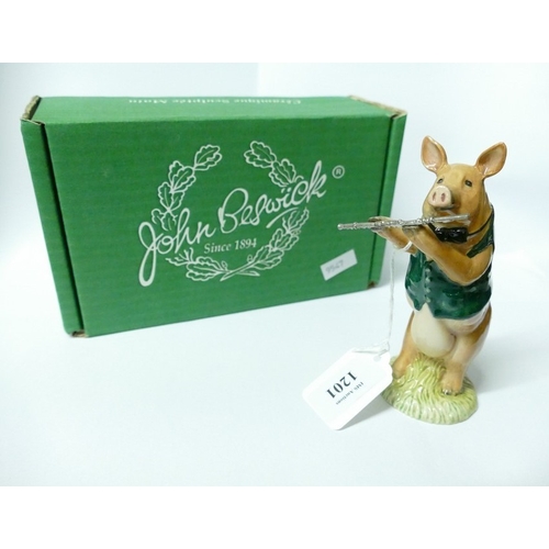 Boxed Beswick "David Flutist" Figure.