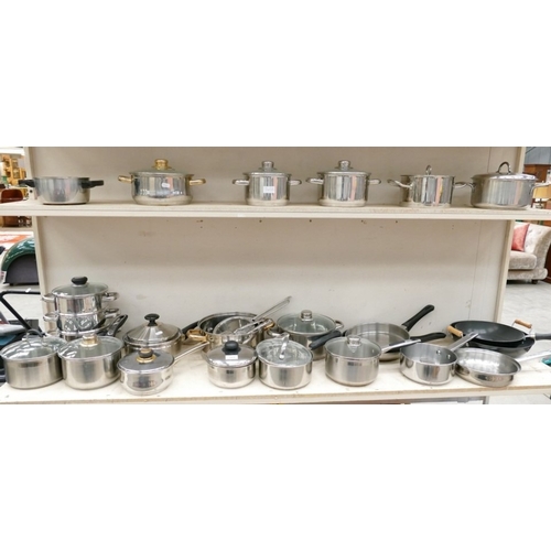 Large Quantity of Assorted Cooking Pots