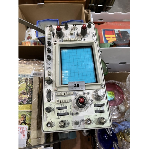 26 - An oscilloscope