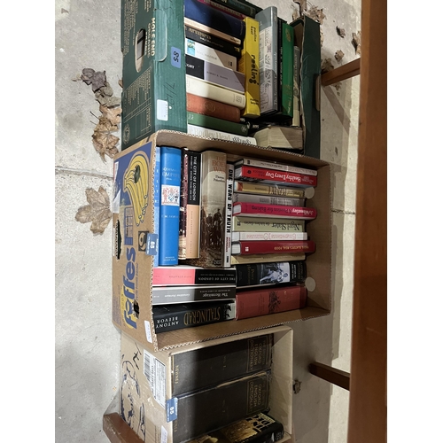 85 - Four boxes of books