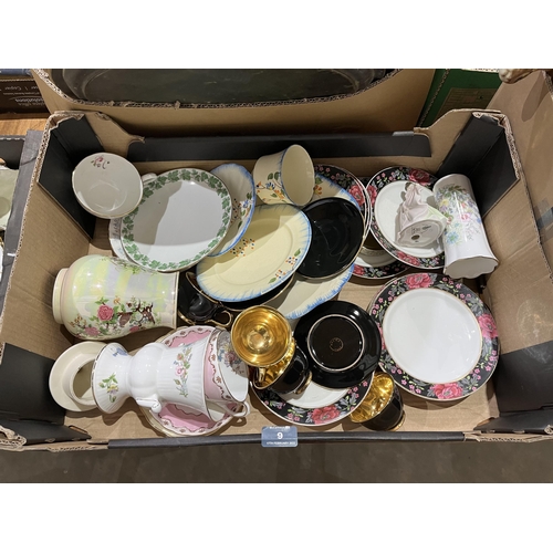 9 - Three boxes of teaware