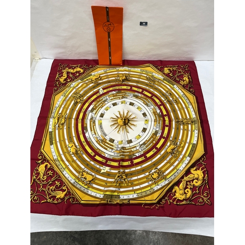 30 - A Hermes silk headscarf