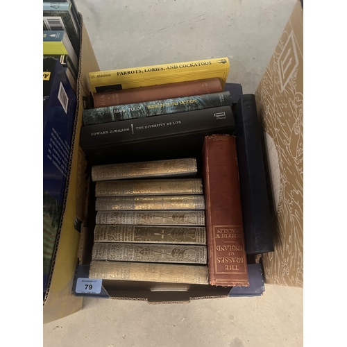 79 - Four boxes of books