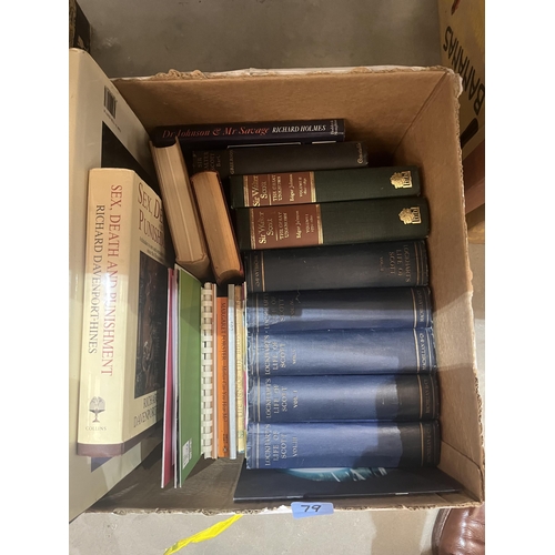 79 - Four boxes of books