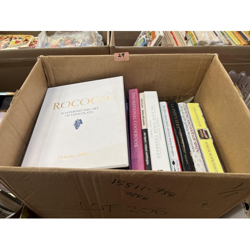 29 - Five boxes of books