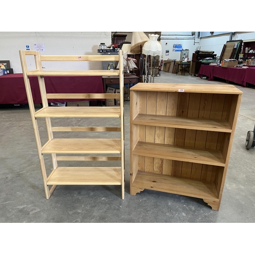 379 - Two open bookcases