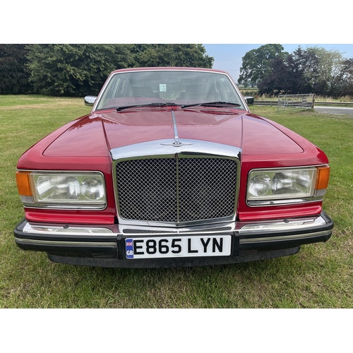 415 - A BENTLEY EIGHT MOTORCAR. 1988 Recorded mileage: 59,600 Registration Number: E865 LYN Chassis No: SC... 