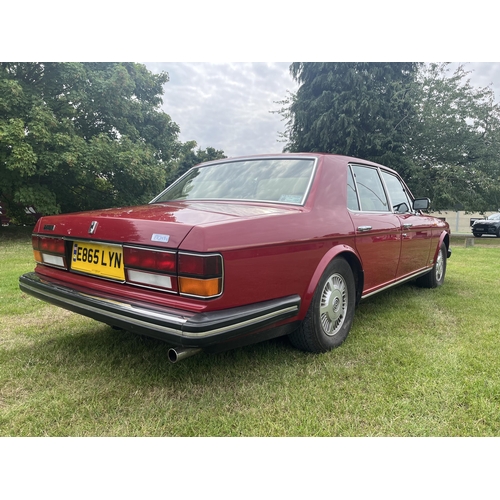 415 - A BENTLEY EIGHT MOTORCAR. 1988 Recorded mileage: 59,600 Registration Number: E865 LYN Chassis No: SC... 