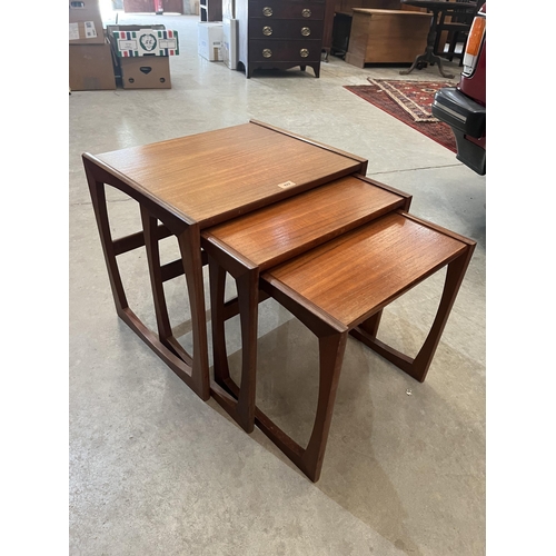 422 - G-Plan. A nest of three teak occasional tables. c.1972