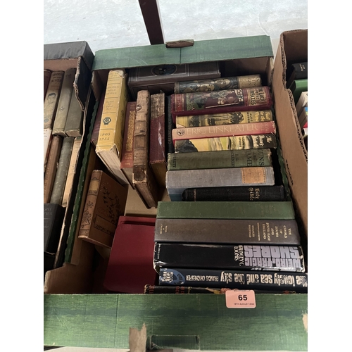 65 - Two boxes of books