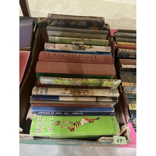 67 - Five boxes of children's books