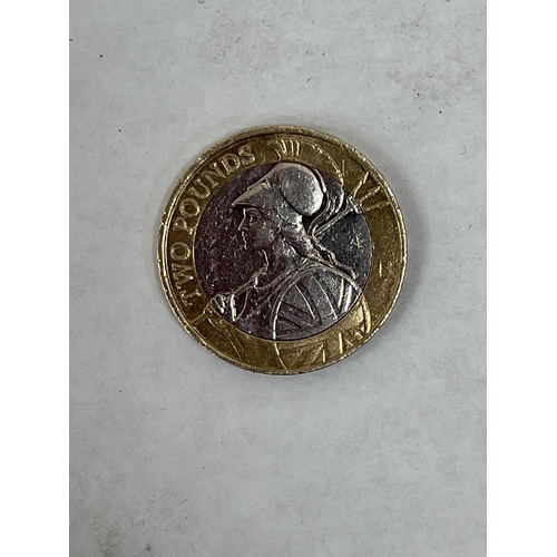 237 - A Britannia Quator Maria Vindico £2 coin. 2016