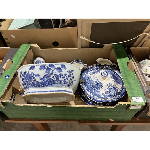 13 - Three boxes of ceramics