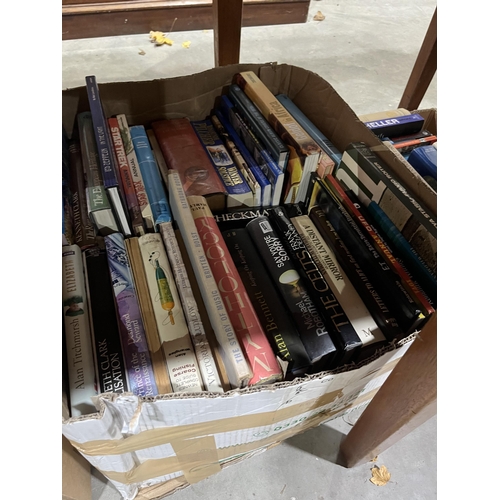 90 - Four boxes of books