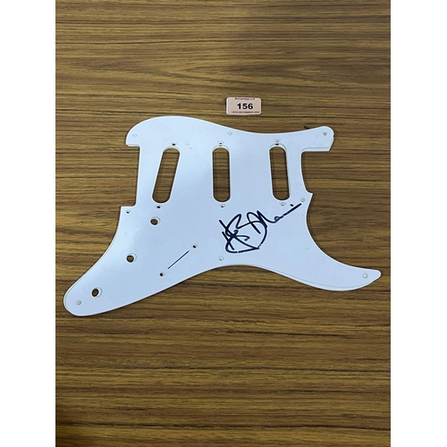 156 - A Fender pick guard signed by Hank Marvin