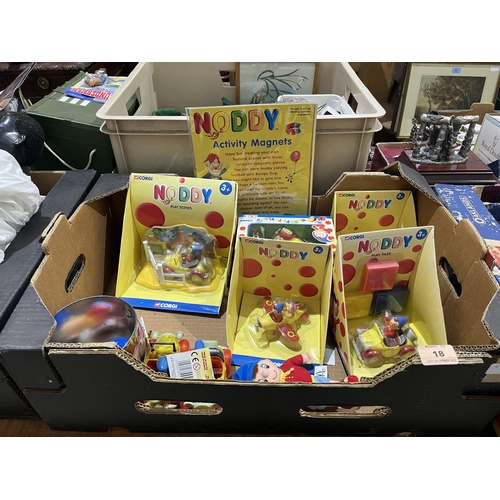 18 - A box of Noddy Toys