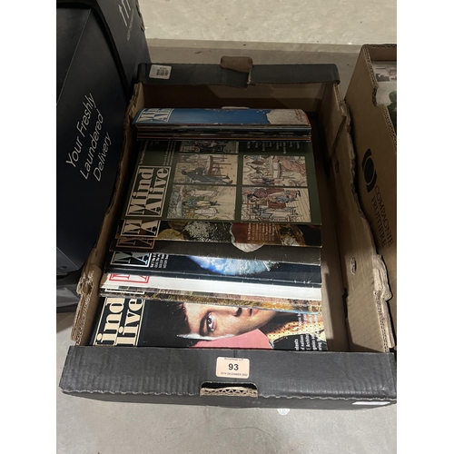 93 - Three boxes of books