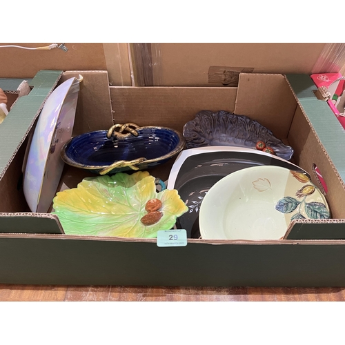 29 - Two boxes of Carlton Ware etc.