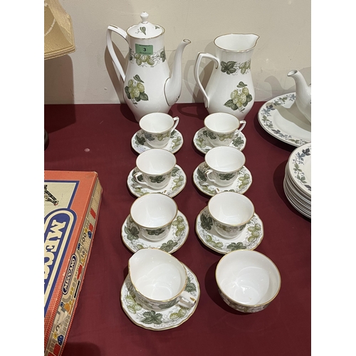 3 - A Royal Worcester Mathon pattern coffee service of 17 pieces