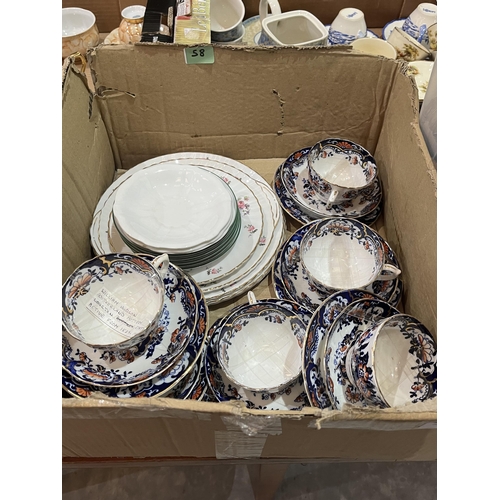 58 - Four boxes of teaware