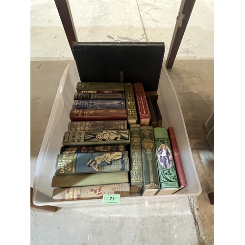 71 - A box of books