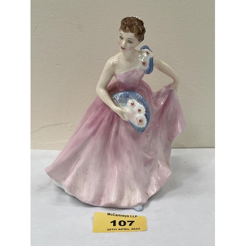 107 - A Royal DOulton figure, Invitation HN2170. 5½' high