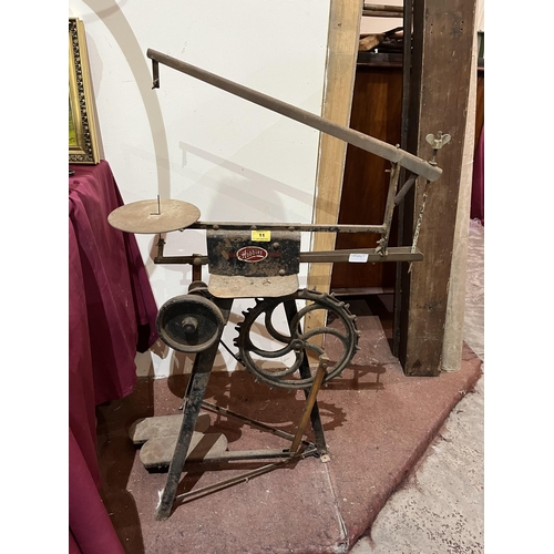 11 - A 'Hobbies' treadle operated bandsaw