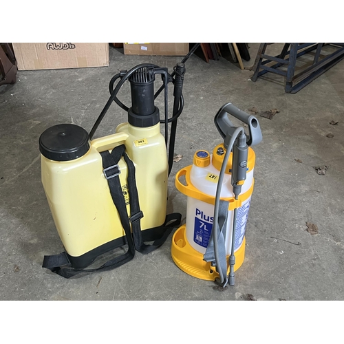 281 - Two garden sprayers